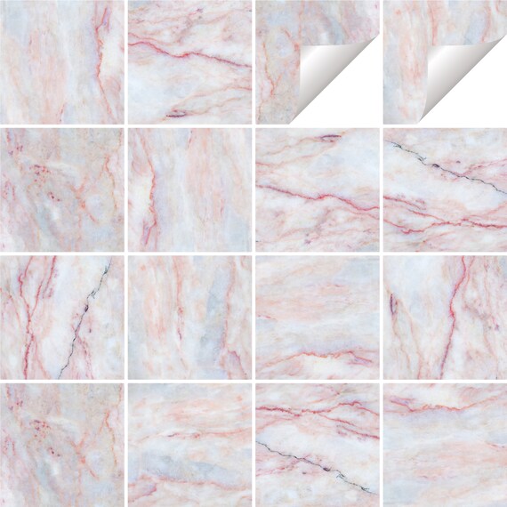 M3 Tile Stickers Transfers Marble Kitchen Bathroom Various Sizes