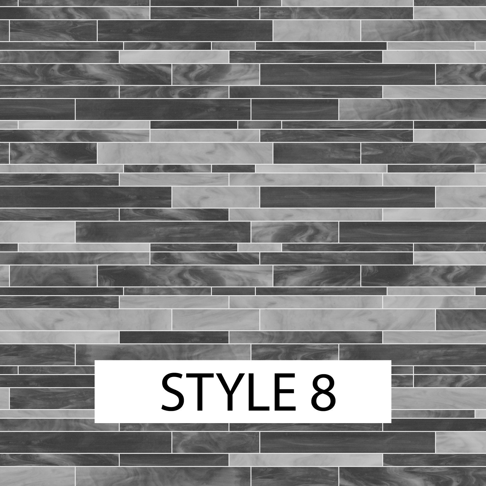 Mosaic Tile Stickers for Kitchen or Bathroom Black Grey Etsy UK