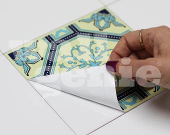 Tuile stickers transfert traditionnel vintage 100 mm x 100 mm CUISINE personnalisée Tailles T3 