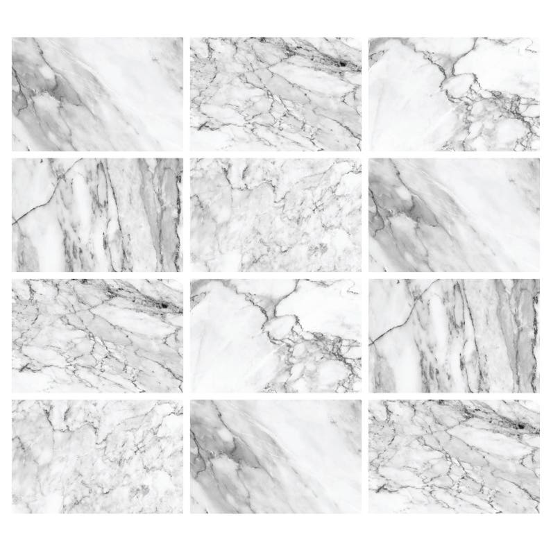 Marble Tile Stickers for Kitchen or Bathroom Various Sizes Etsy