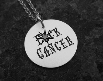 Fuck Cancer: Hand-stamped Necklace, Keychain, or Charm
