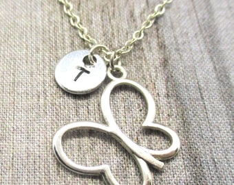 Butterfly Necklace Personalized Jewelry Handmade Gift for Her  Butterfly Jewelry Silver Butterfly Charm Necklace