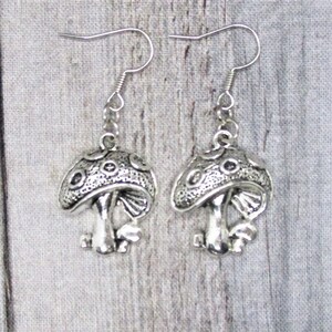 Mushroom Earrings Mushroom Gifts For Her Mushroom Jewelry  Cottage Core