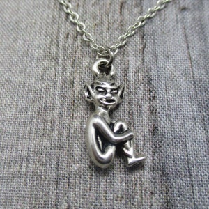Pixie Necklace, Cornwall Pixie Necklace, Pixie Jewelry, Mythology Necklace, Mythology Jewelry, Piskie Necklace Piskie Jewelry Faery Necklace