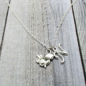 Collar Fox, collar kitsune Regalos personalizados para ella / él Fox Joyas Collar gato Cat Jewelry