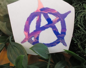 Anarchy Decal Anarchist Laptop Decal Anarchy Car Decal Anarchy Symbol Vinyl Sticker