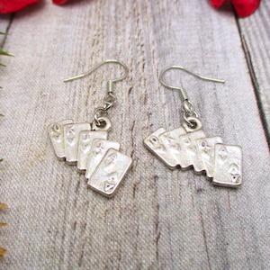 Playing Card Earrings Poker Earrings