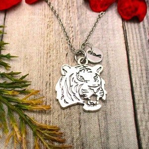 Tiger Necklace Tiger Lovers Gifts For Her/Him  Animal Jewelry Animal Necklace Personalized Gifts