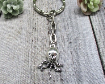 Octopus Keychain Ocean Lovers Gifts For Her / Him