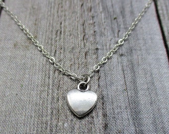 Heart Necklace, Love Jewelry, Dainty Heart Necklace, Heart Jewelry, Minimalist Necklace, Heart Jewelry