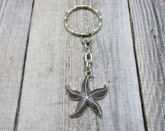 Starfish Keychain Star Fish Gifts For Her / Him