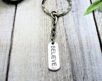 Believe Keychain Motivational Gifts For Her
