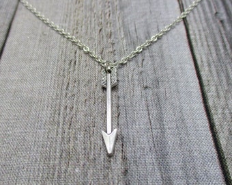 Arrow Necklace, Arrow Jewelry, Archery, Archer Gift, Sports Jewelry, Gifts Under 20