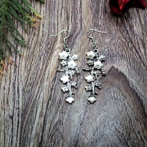 Cherry Blossom Earrings Flower Jewelry Gifts For Her  Cherry Blossom Jewelry Flower Earrings Sakura Earrings Sakura Jewelry