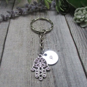 Hamsa Llavero de mano Personalizado Regalo personalizado De llavero Hamsa Regalos personalizados para ella / Él