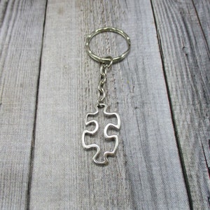 Puzzle Keychain Puzzle Piece Keychain Gifts Under 10