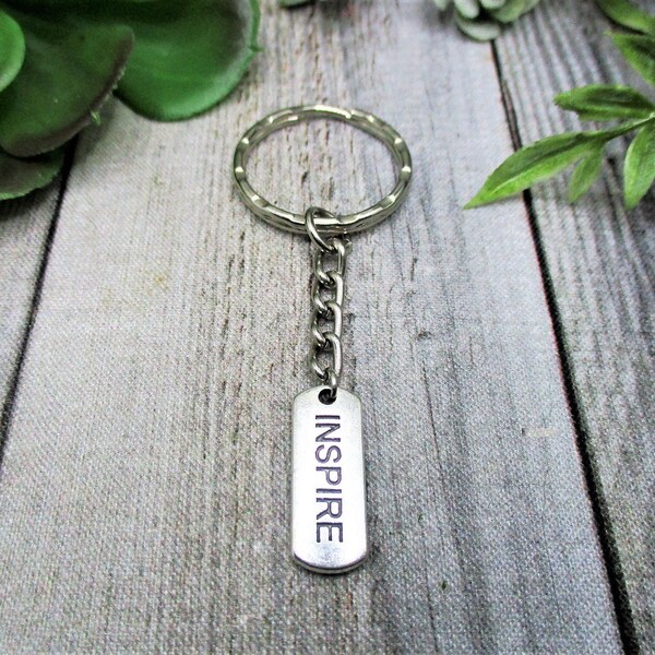 Inspire Keychain Motivational Gift For Artist