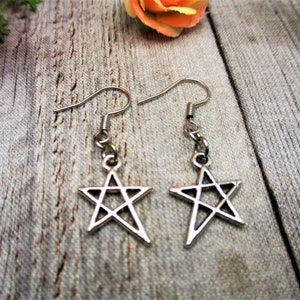 Star Earrings Star Jewelry Gift For Her Gifts Under 20 imagem 1