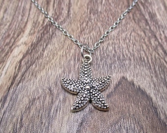 Starfish Necklace, Ocean Necklace, Ocean Jewelry, Starfish Jewelry,  Beach Jewelry, Beach Necklace, Choose Your Chain