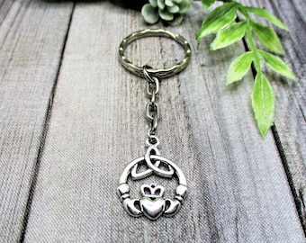 Claddagh Keychain Celtic Knot Keychain  Gifts For Her / Him