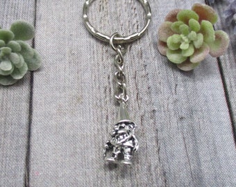 Gnome Keychain Fantasy Keychain Gnome Lovers Gifts