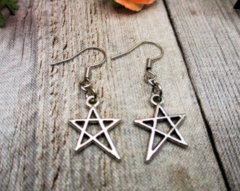 Star Earrings Star Jewelry  Gift For Her Gifts Under 20