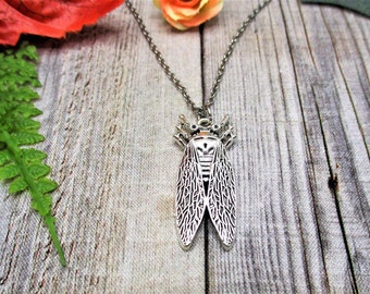 Cicada Necklace Cicada  Jewelry Garden Gifts For Him / Her