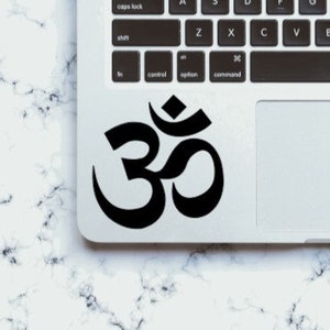 Vinyl Aum Decal  For Water Bottle, Laptop, Car  Om Decal Zen  Meditiation Decal