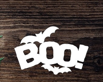 Vinyl Boo Decal Spider Decal  For Water Bottle Cup Sticker Laptop Decal Car Decal Halloween Gifts For Her/ Him Halloween Decor
