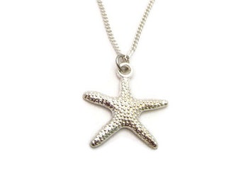 Starfish Necklace, Ocean Necklace, Ocean Jewelry, Starfish Jewelry,  Beach Jewelry, Beach Necklace, Choose Your Chain