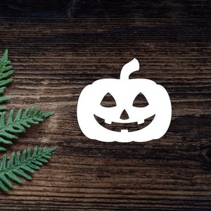 Jack O Lantern Decal Vinyl Halloween Pumpkin Decal For Water Bottle Pumpkin Sticker Cup Sticker Laptop Decal Car Decal