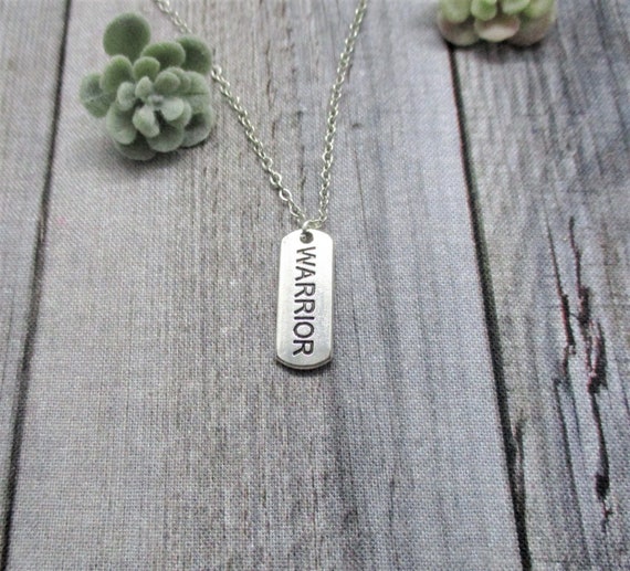 Collar guerrero Regalos de motivacional para ella / - Etsy