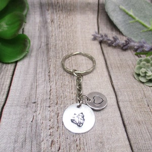 Crystal Keychain Personalized Gifts For Her Inital Keychain Fairycore Keychain