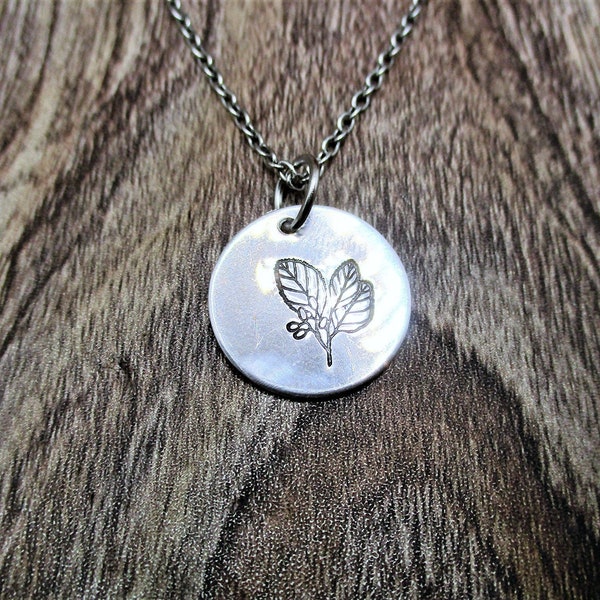 Alder Birth Leaf Necklace, Celtic Zodiac Jewelry Gifts For Her/ Him  Birth Leaf Jewelry Celtic Zodiac Necklace