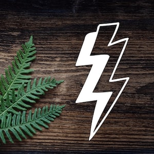 Lightning  Bolt Vinyl Lightning Decal For Water Bottle Sticker Cup Sticker Laptop Decal Car Decal Lightning Gifts For Her