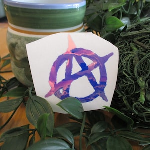 Anarchy Decal Anarchist Laptop Decal Anarchy Car Decal Anarchy Symbol Vinyl Sticker