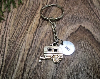 Travel Trailer Keychain Personalized Gifts Travel Gifts For Her / Him Rv Keychain Camper Keychain 5th Wheel Keychain