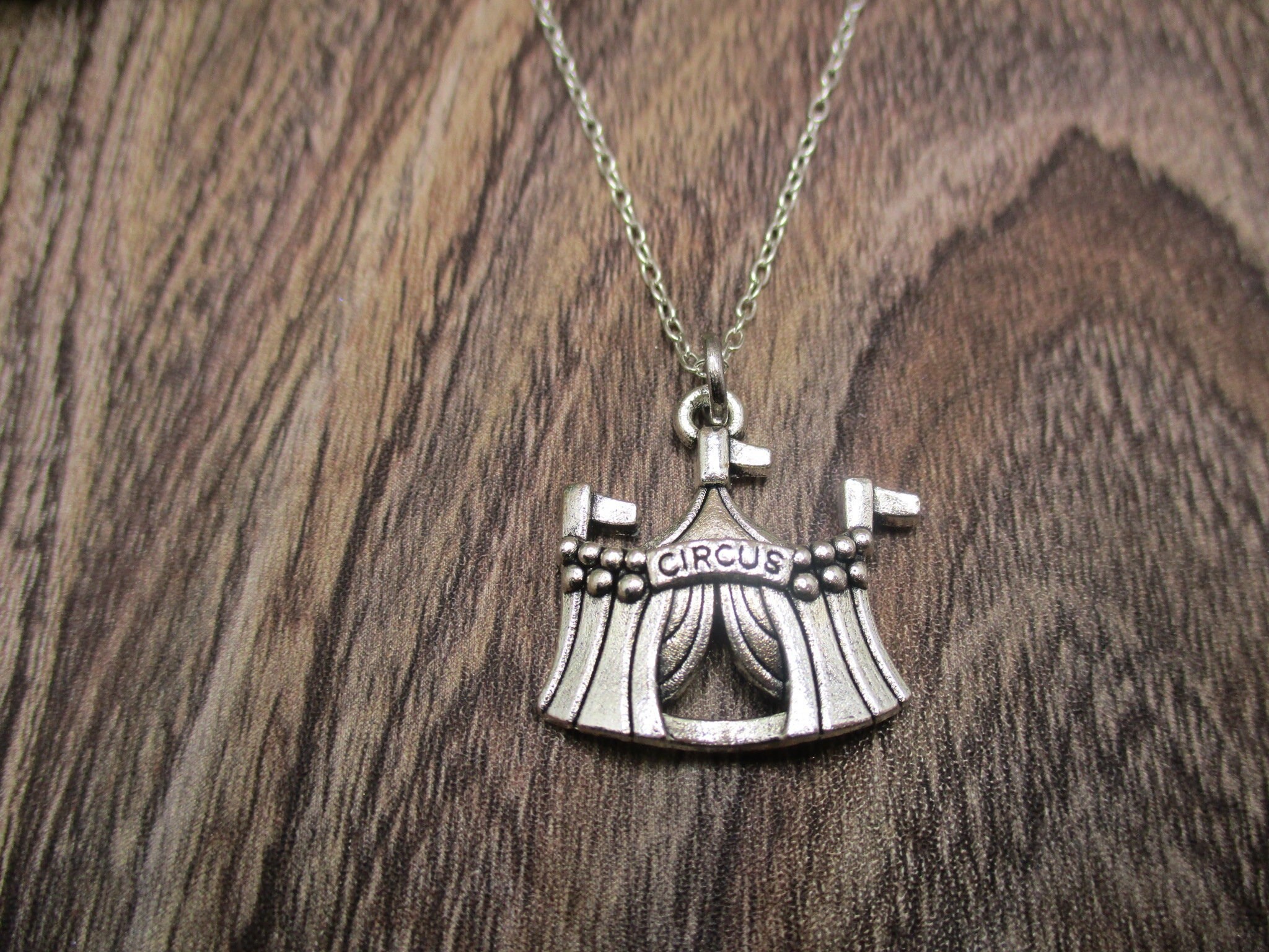 Circus Tent Necklace Circus Tent Jewelry Gifts for Her / Him - Etsy