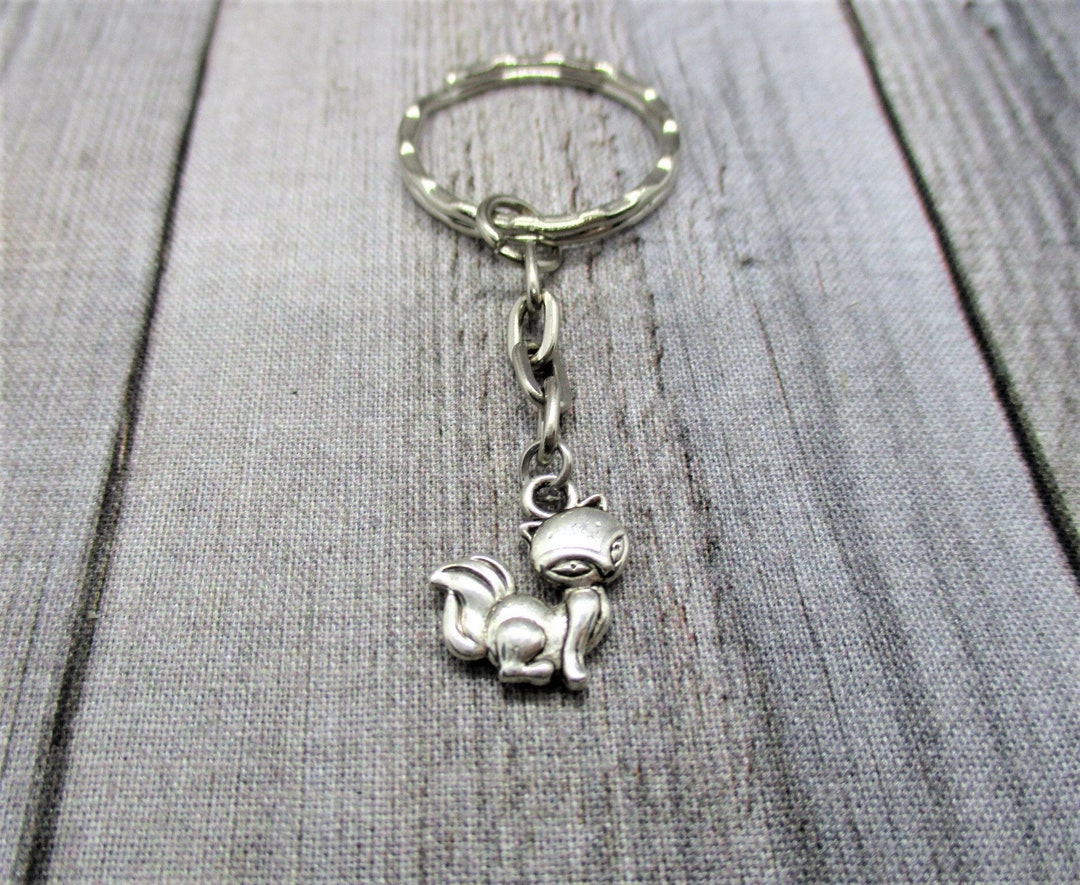 Fox Keychain Kitsune Keychain Kitty Keychain Fox Gifts for Her/ Him Etsy