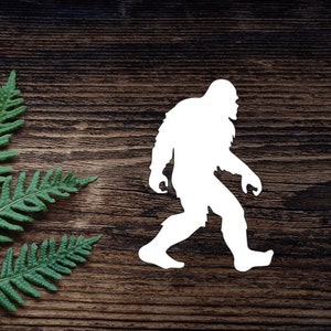 Bigfoot Vinyl Decal For Water Bottle Sticker Cup Sticker Laptop Decal Car Decal Sasquach Decal Gifts For Him