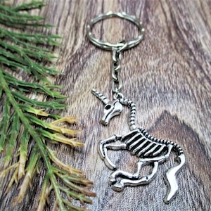 Einhorn Skelett Schlüsselanhänger Spooky Gifts