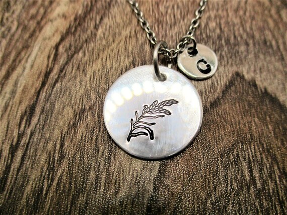 Reed Leaf Necklace Personalized Gifts for Her Him Leaf Zodiac Leaf Jewelry Birth Leaf Jewelry Etsy Canada