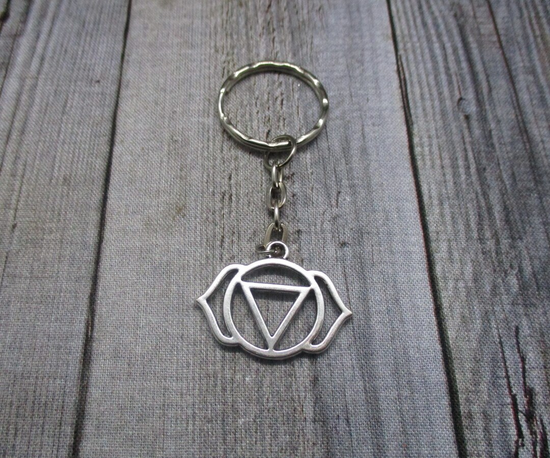 Ajna Chakra Keychain Third Eye Chakra Key Ring - Etsy