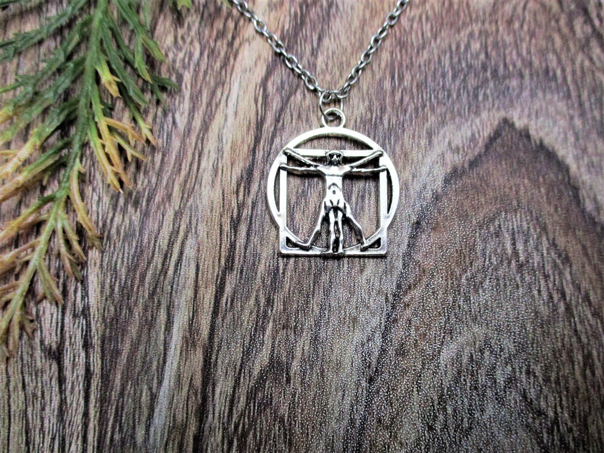 Vitruvian Pendant - Etsy