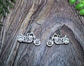 Motorcycle Earrings Motorcycle Jewelry Travel Gifts  Biker Jewelry Gifts For Her