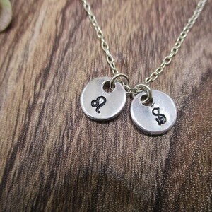Leo Necklace Personalized Letter Initial Zodiac Jewelry  Gifts For Her / Him Leo Gift