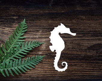 Vinyl Seahorse Decal For Water Bottle  Seahorse Sticker Cup Sticker Laptop Decal Car Decal  Ocean Lovers Gift