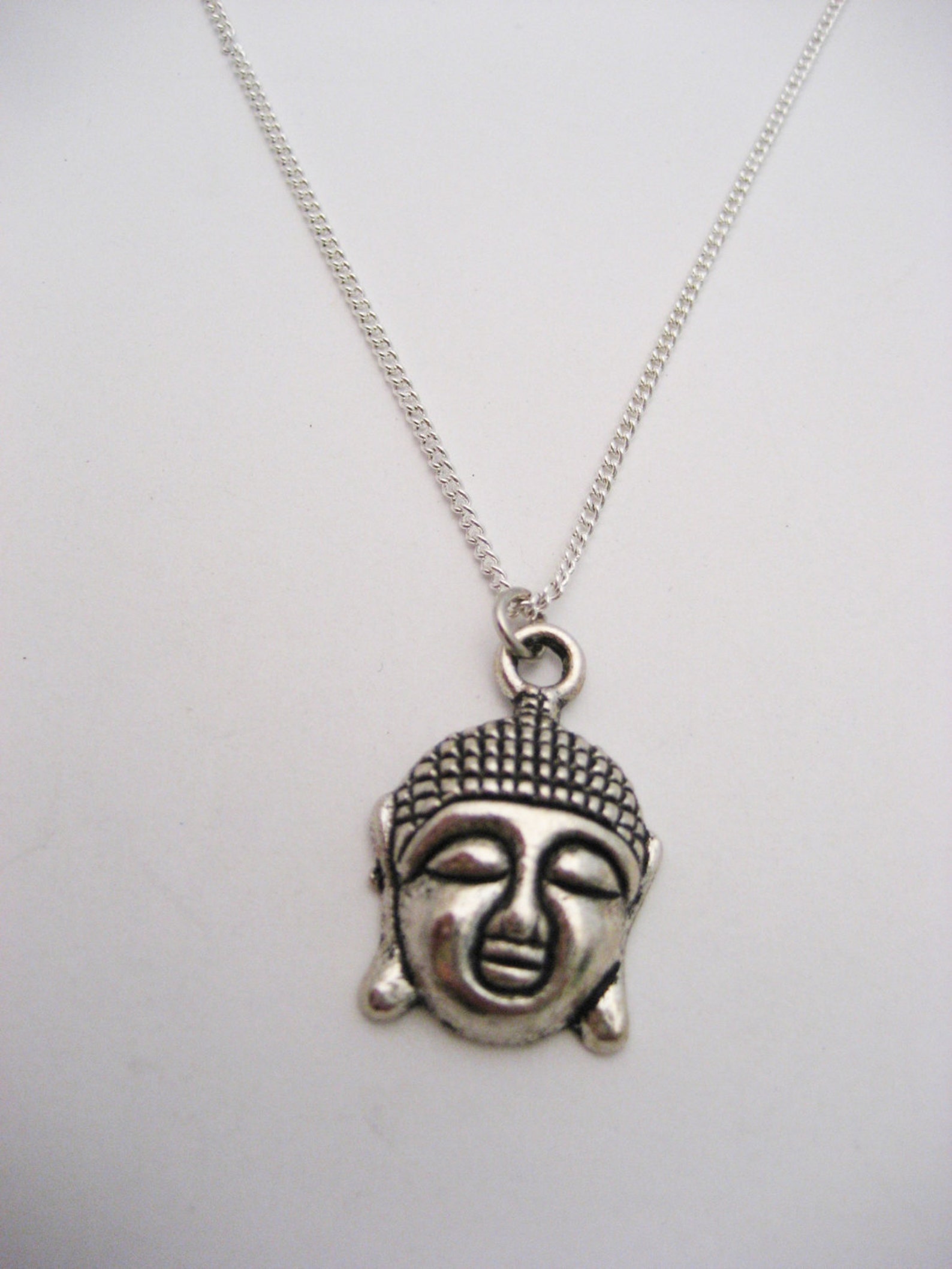Buddha Necklace Zen Necklace Buddha Jewelry Buddhist Etsy