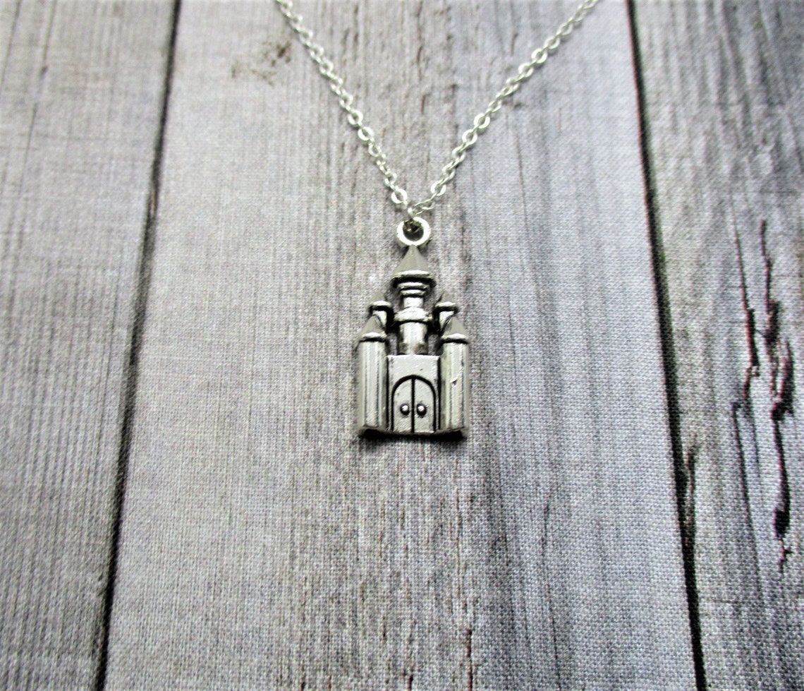 Castle Necklace Castle Gate Necklace Castle Jewelry Etsy