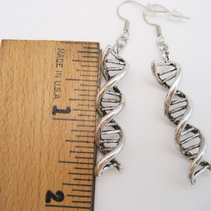 DNA Earrings Science Earrings Double Helix Earrings Biology Earrings ...
